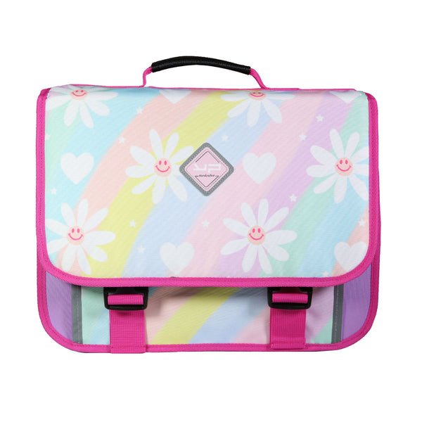 Cartable 38 cm 2 compartiments Wonderland Multicolore